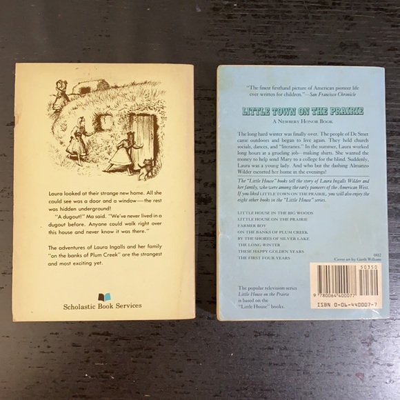 Set of 2 Laura Ingalls Wilder Books - Picture 2 of 2